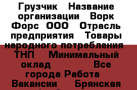 Грузчик › Название организации ­ Ворк Форс, ООО › Отрасль предприятия ­ Товары народного потребления (ТНП) › Минимальный оклад ­ 25 000 - Все города Работа » Вакансии   . Брянская обл.,Сельцо г.